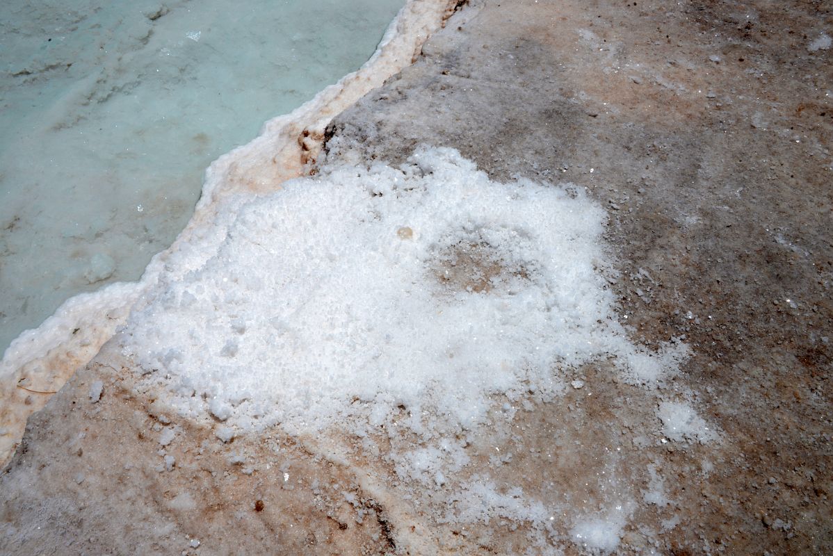 08 Salt Next To A Salt Pool At Salinas Grandes Dry Salt Lake Argentina